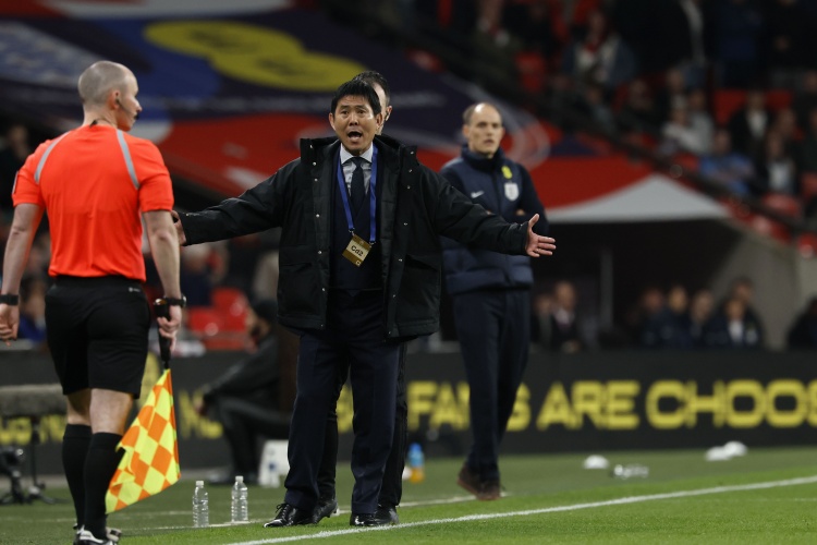 森保一忆曼联受质疑 日本客场一球克英格兰