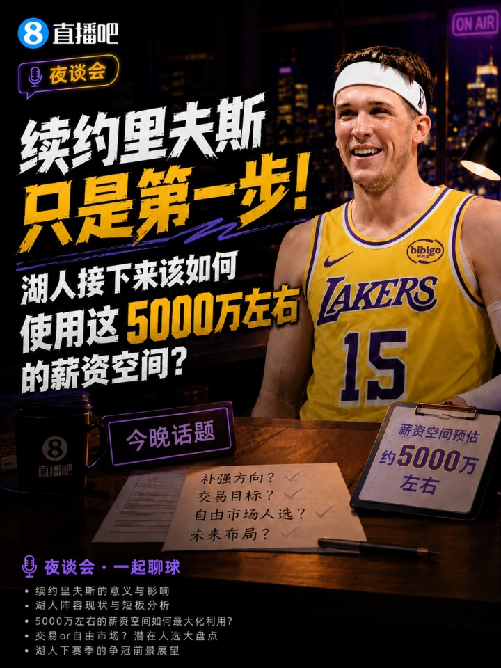 续约里夫斯只是前奏 湖人5000万空间面临三重抉择